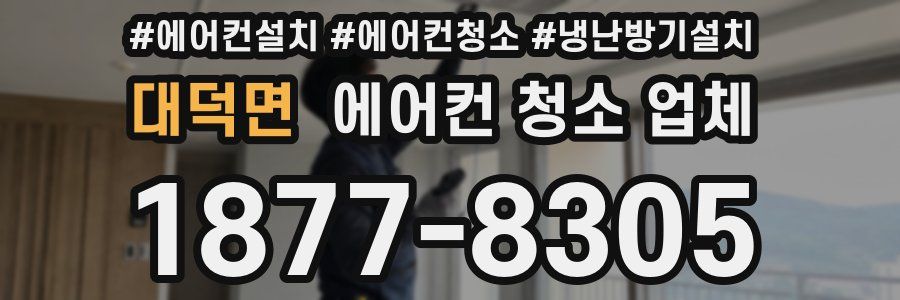 대덕면 에어컨 청소 업체