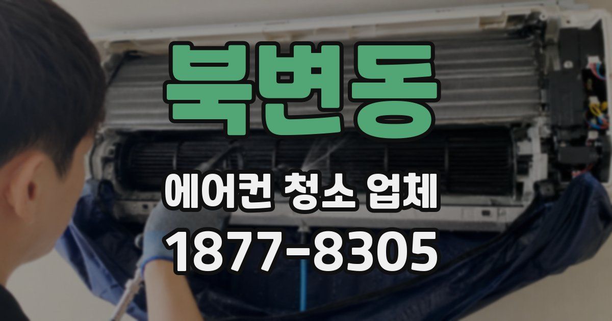 북변동 에어컨 청소 업체