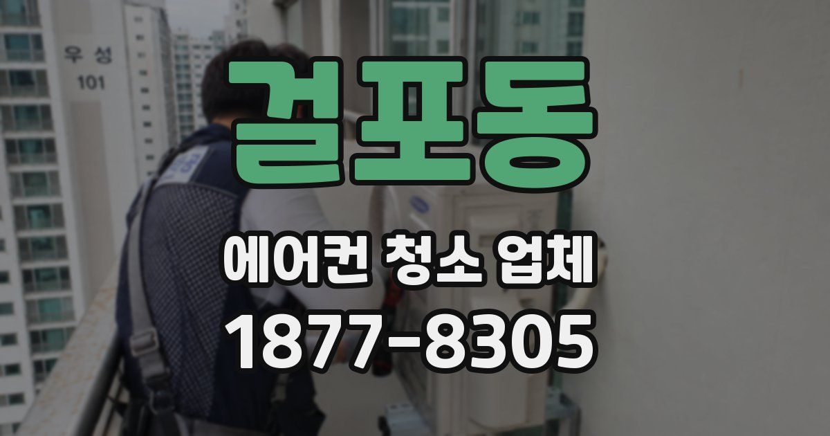 걸포동 에어컨 청소 업체