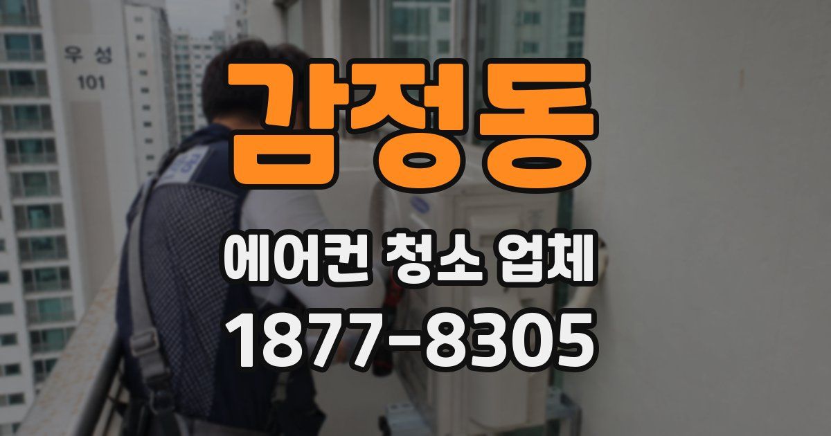 감정동 에어컨 청소 업체