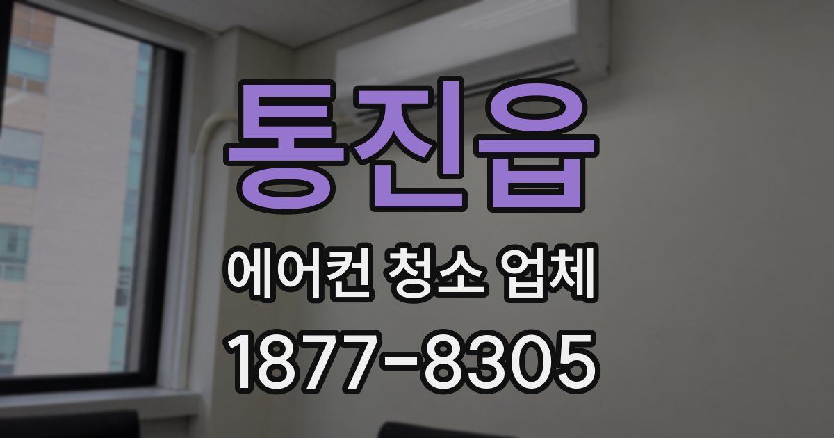 통진읍 에어컨 청소 업체