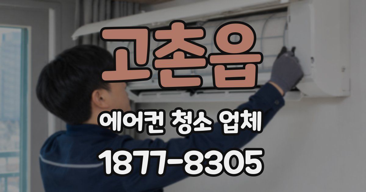 고촌읍 에어컨 청소 업체