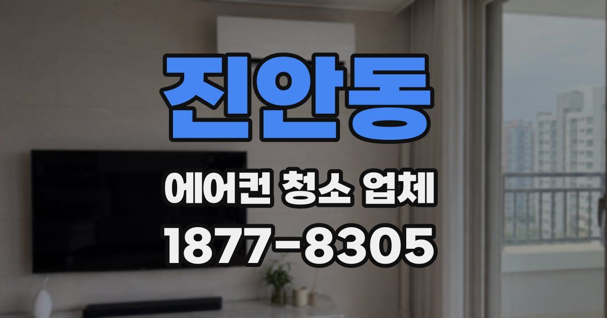 진안동 에어컨 청소 업체