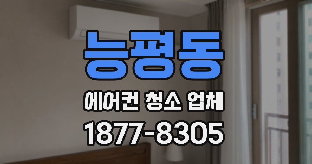 능평동 에어컨 청소 업체