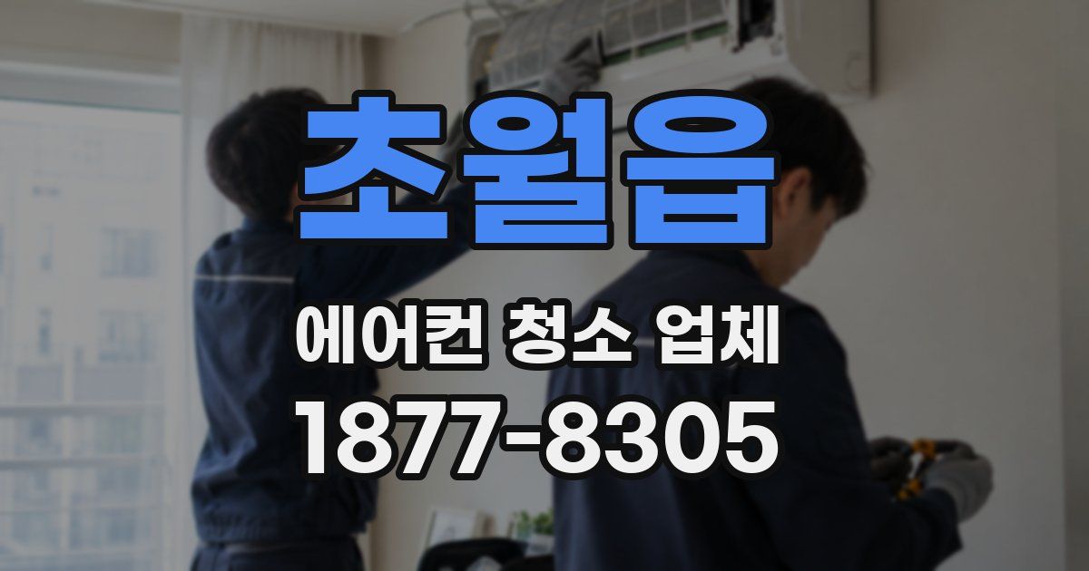 초월읍 에어컨 청소 업체