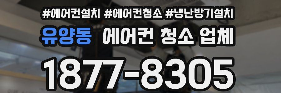유양동 에어컨 청소 업체