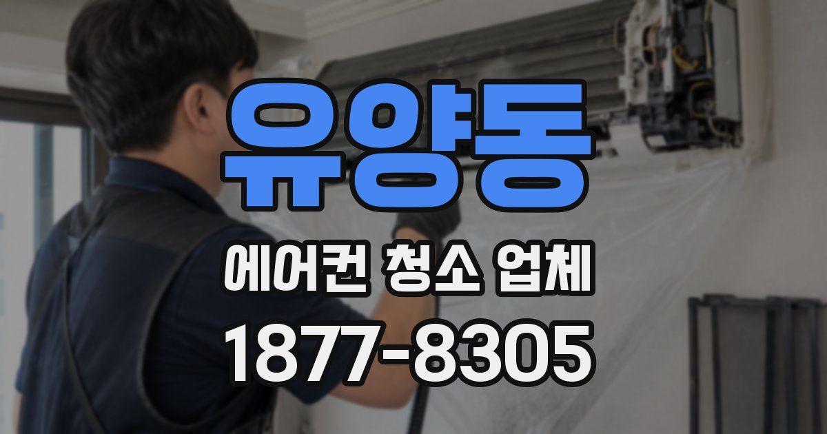 유양동 에어컨 청소 업체