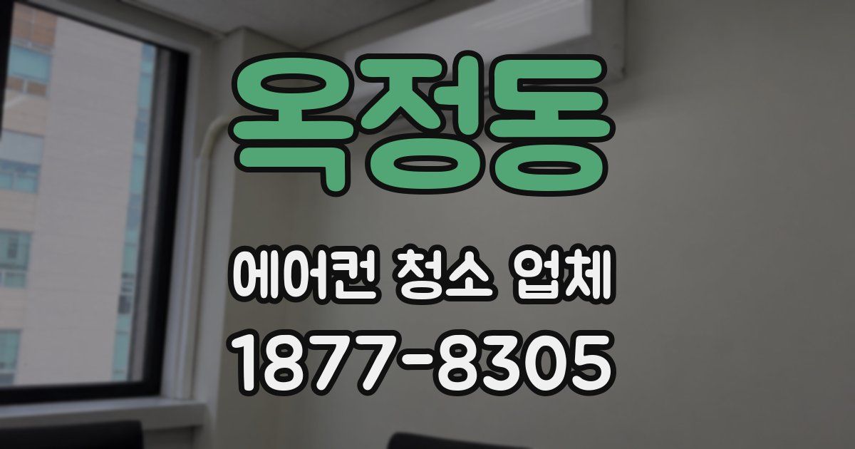 옥정동 에어컨 청소 업체