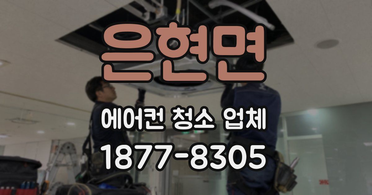 은현면 에어컨 청소 업체