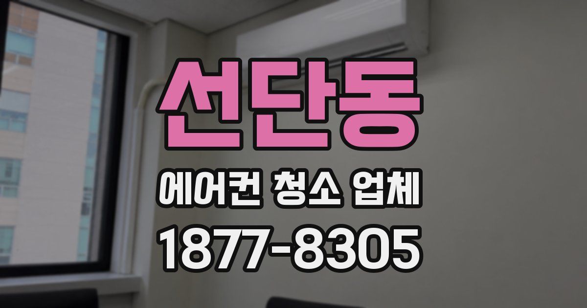 선단동 에어컨 청소 업체