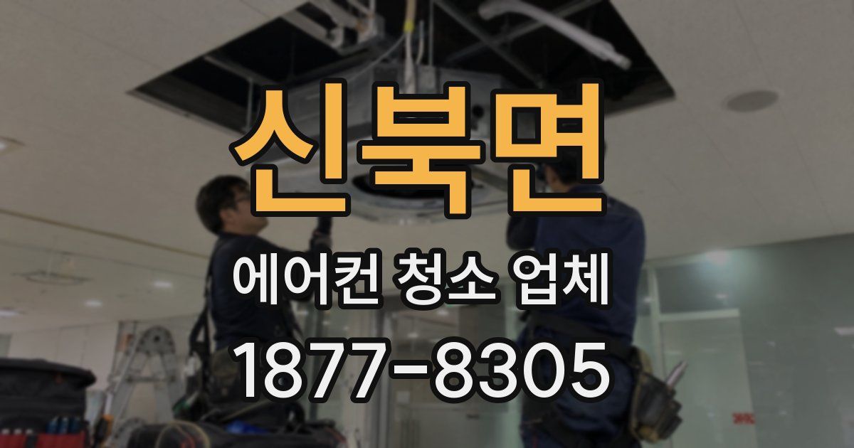 신북면 에어컨 청소 업체