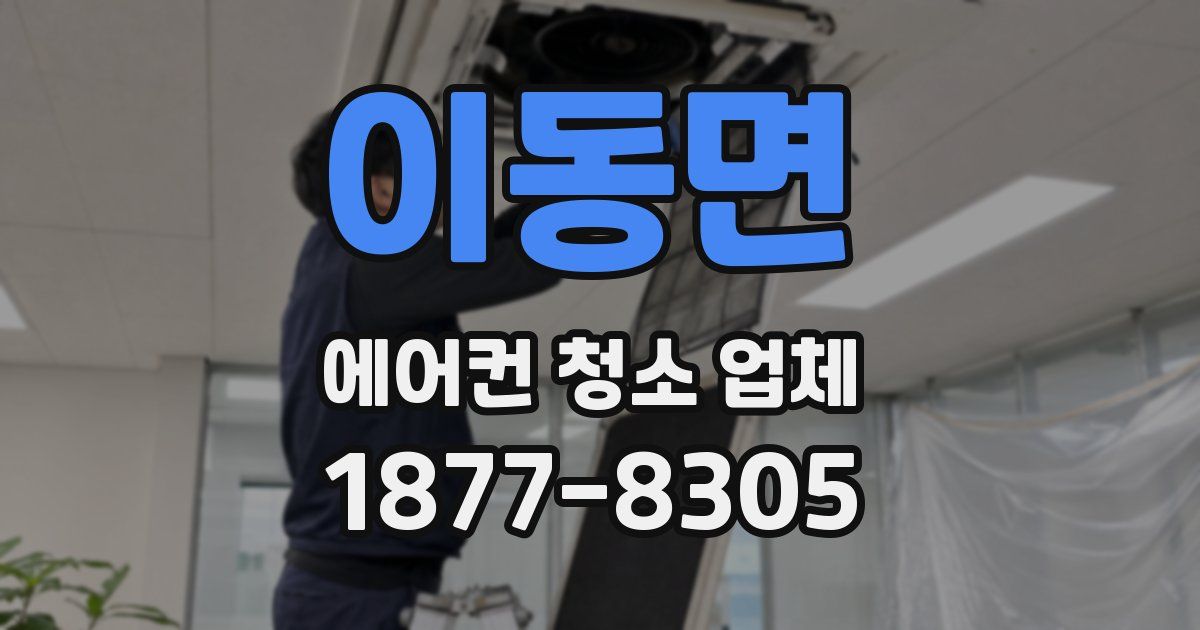 이동면 에어컨 청소 업체