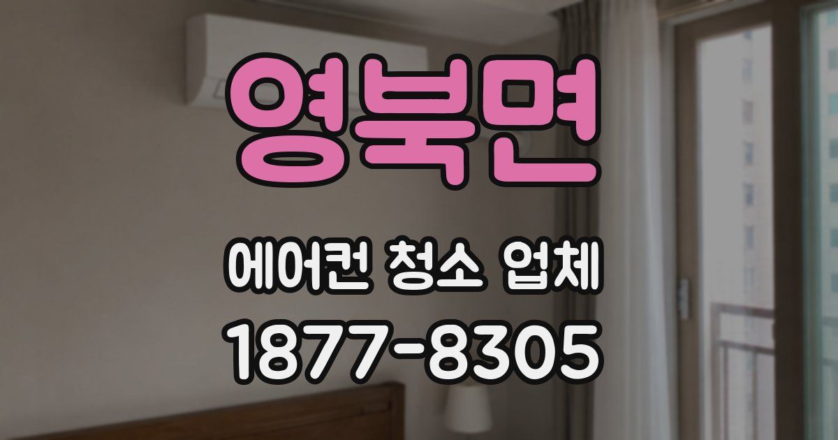 영북면 에어컨 청소 업체