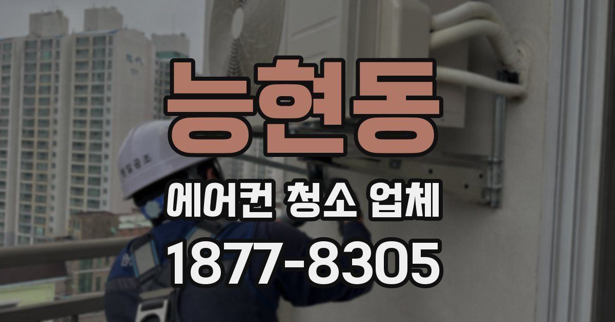 능현동 에어컨 청소 업체