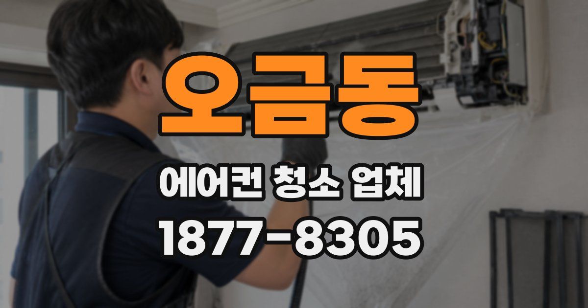 오금동 에어컨 청소 업체