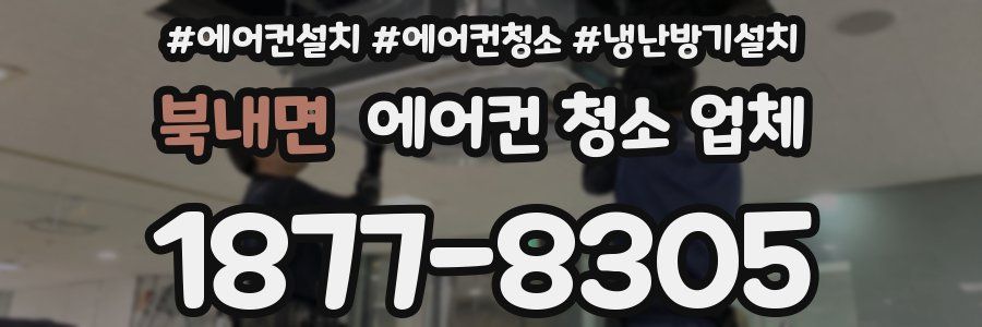 북내면 에어컨 청소 업체
