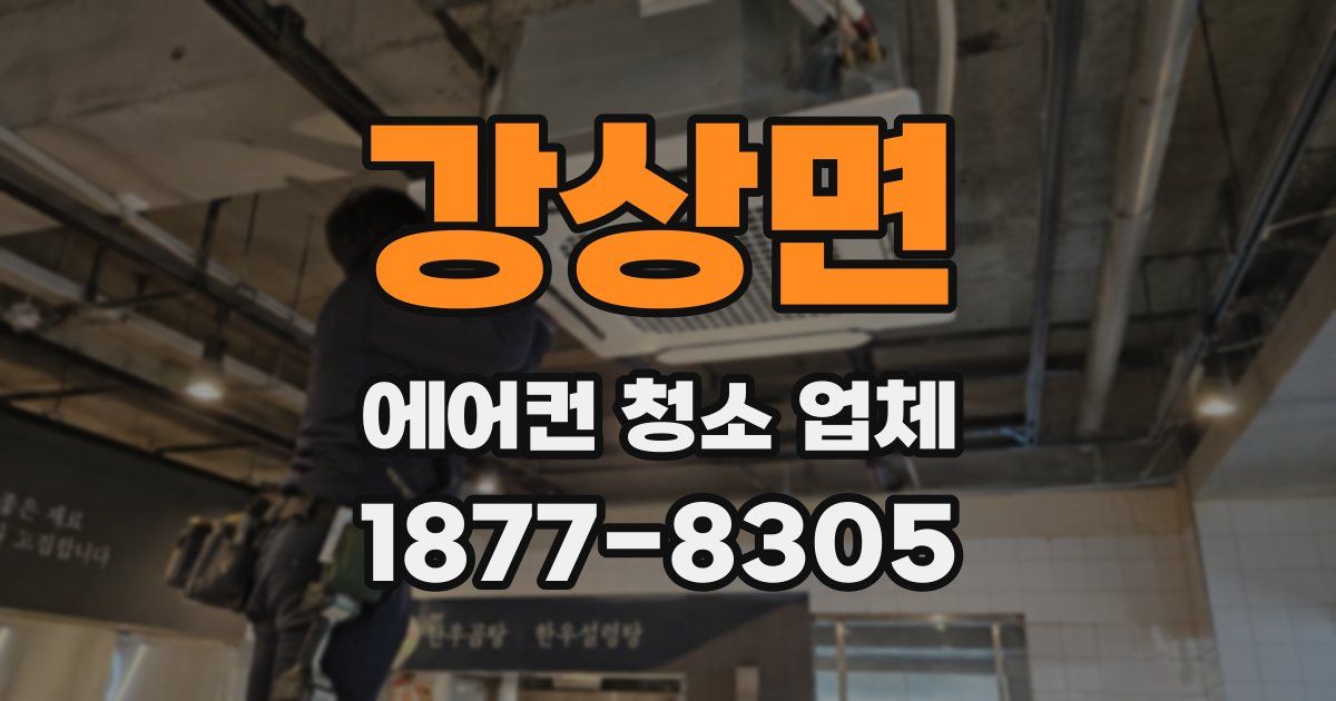 강상면 에어컨 청소 업체