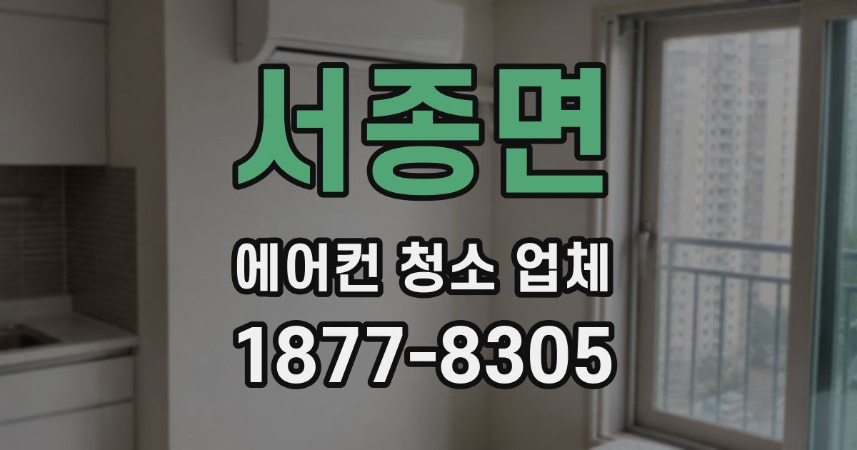 서종면 에어컨 청소 업체