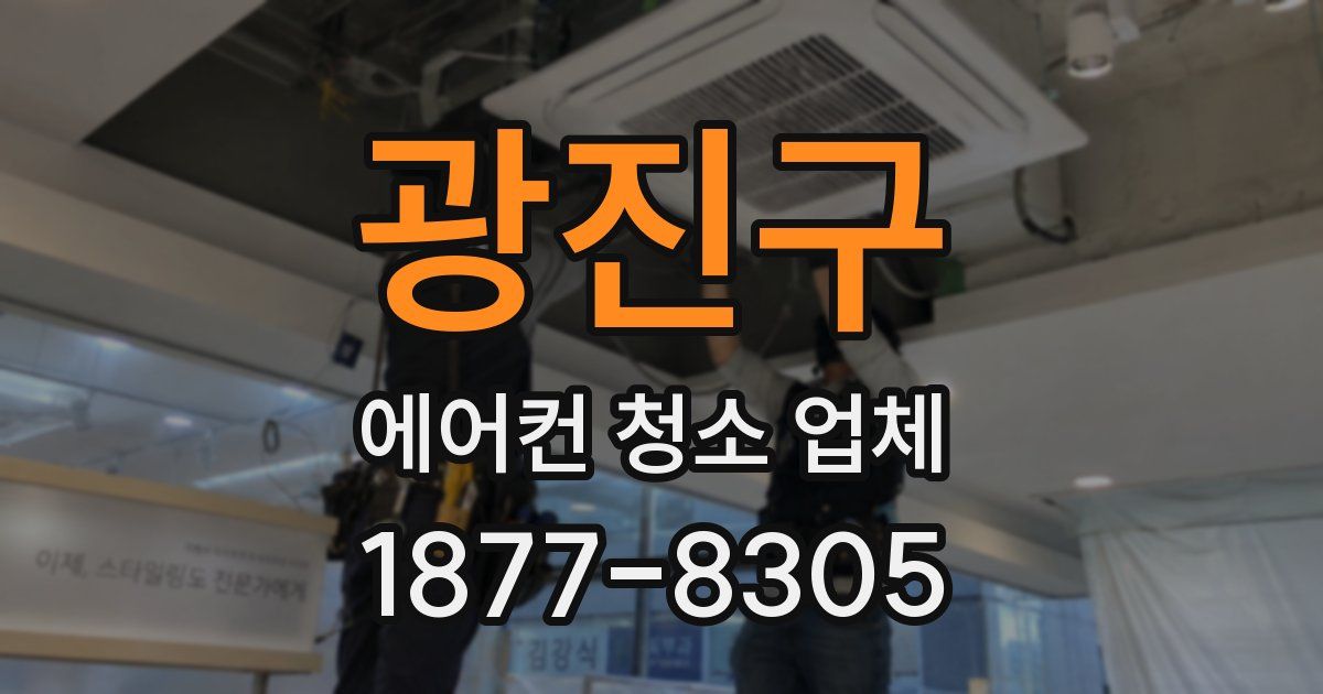 광진구 에어컨 청소 업체