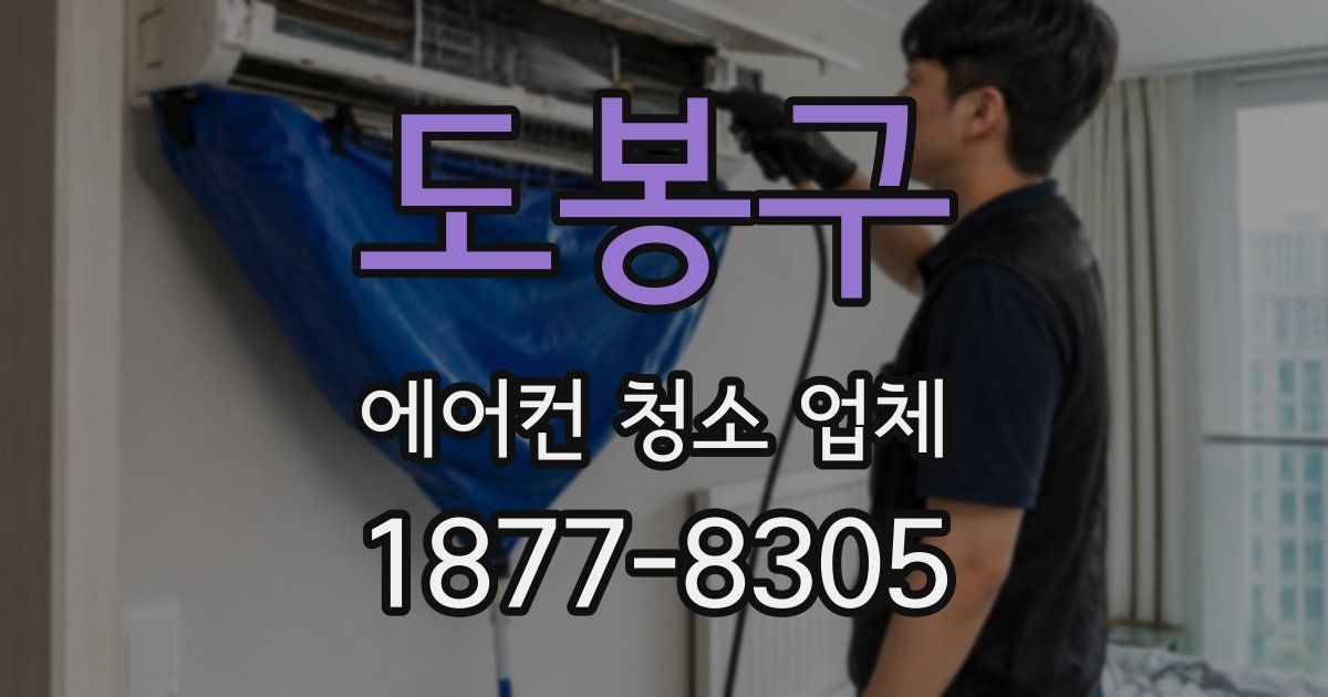 도봉구 에어컨 청소 업체