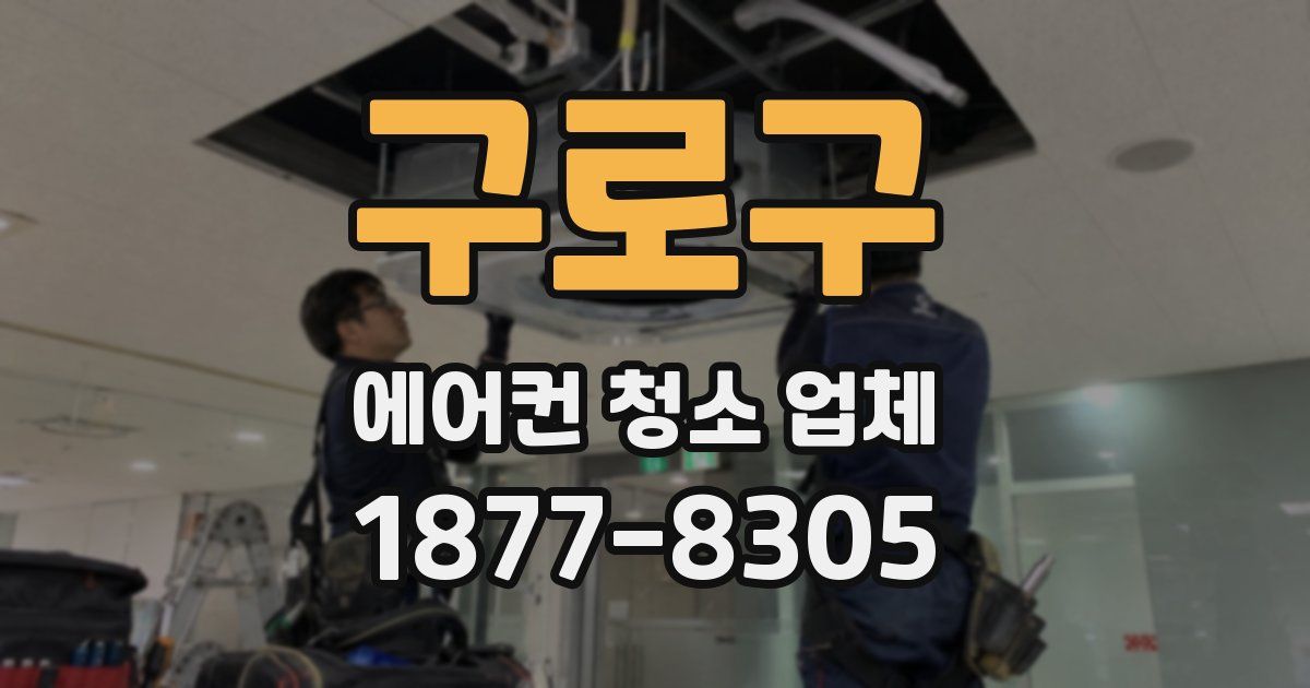 구로구 에어컨 청소 업체