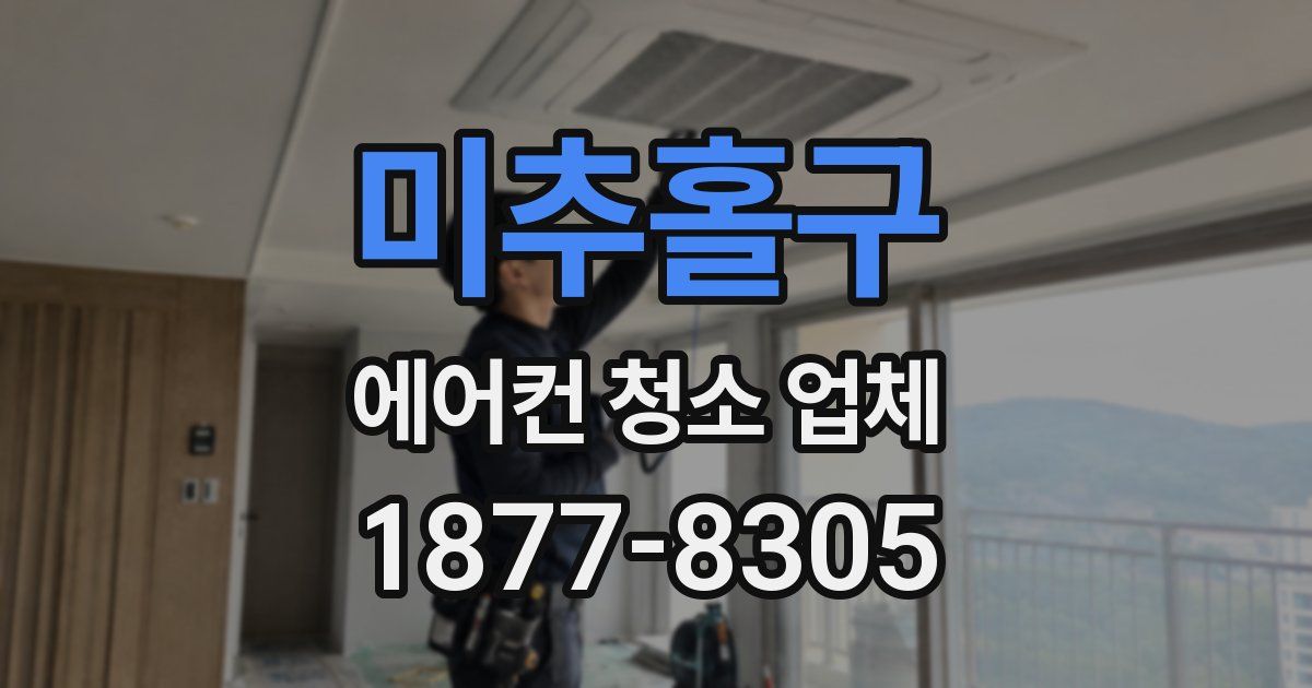 미추홀구 에어컨 청소 업체