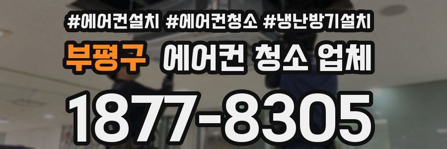 부평구 에어컨 청소 업체