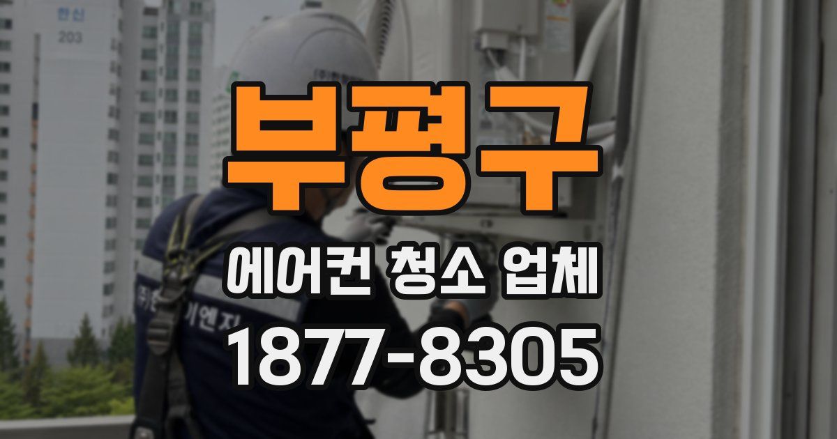 부평구 에어컨 청소 업체