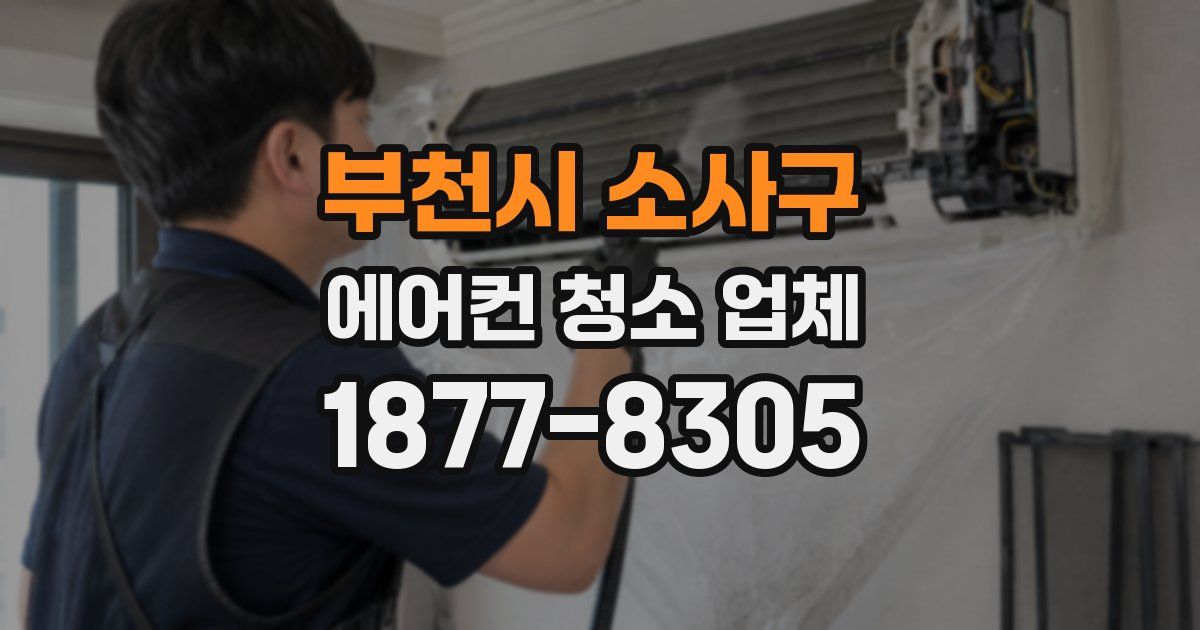 부천시 소사구 에어컨 청소 업체