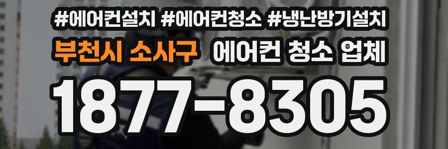 부천시 소사구 에어컨 청소 업체