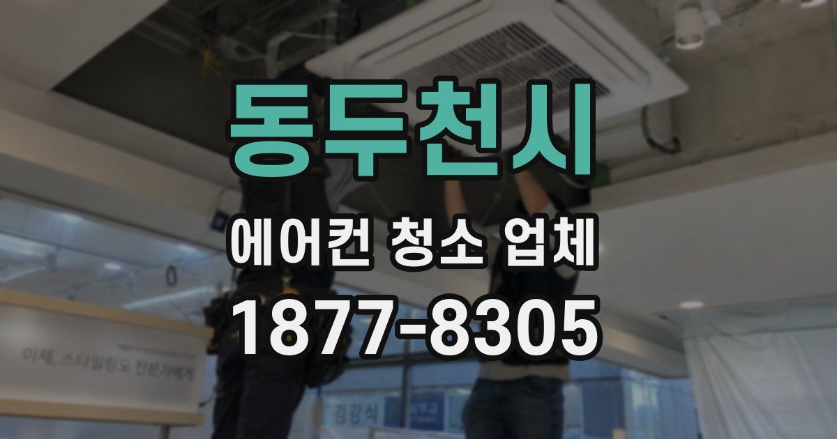 동두천시 에어컨 청소 업체