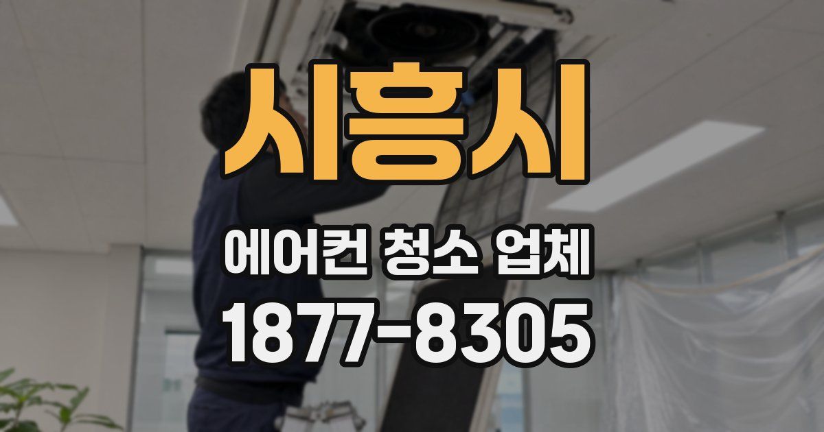 시흥시 에어컨 청소 업체