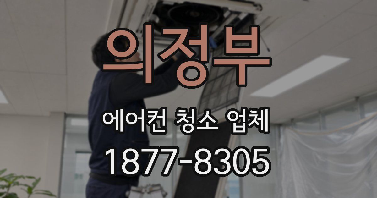 의정부 에어컨 청소 업체