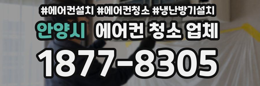 안양시 에어컨 청소 업체
