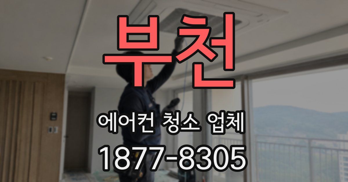 부천 에어컨 청소 업체