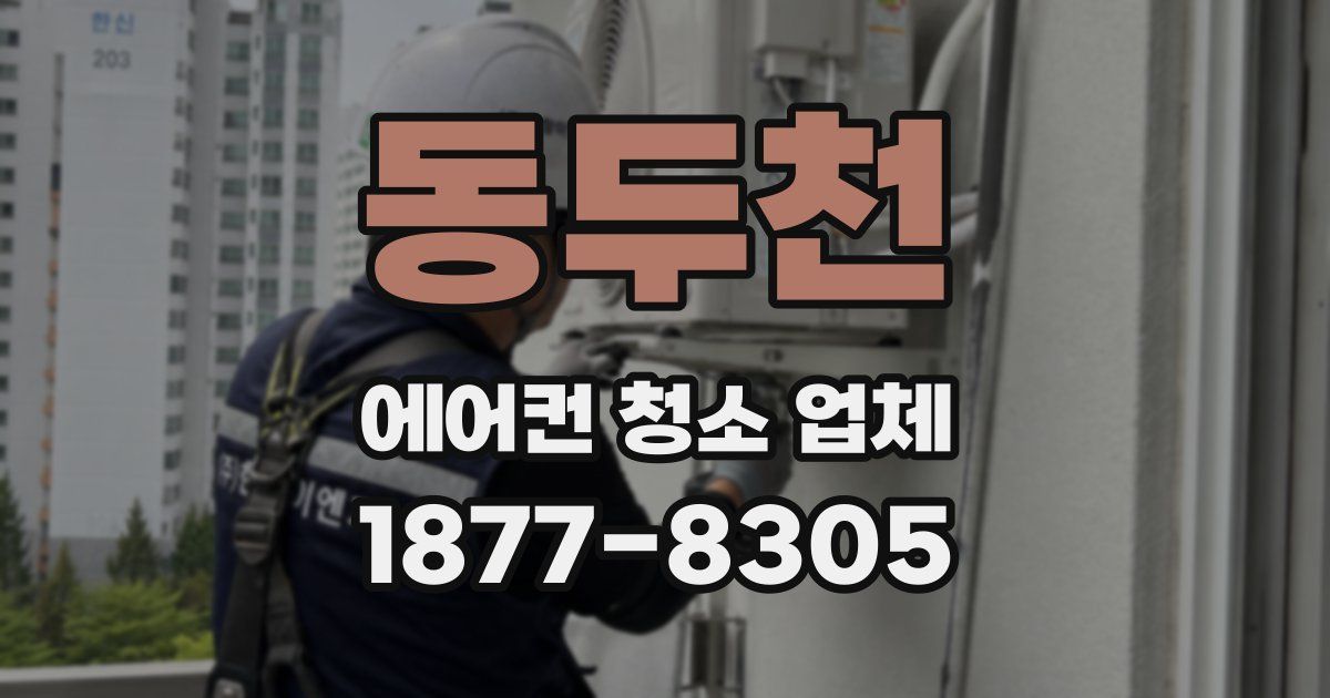 동두천 에어컨 청소 업체