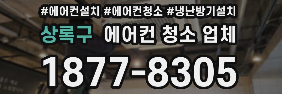 상록구 에어컨 청소 업체
