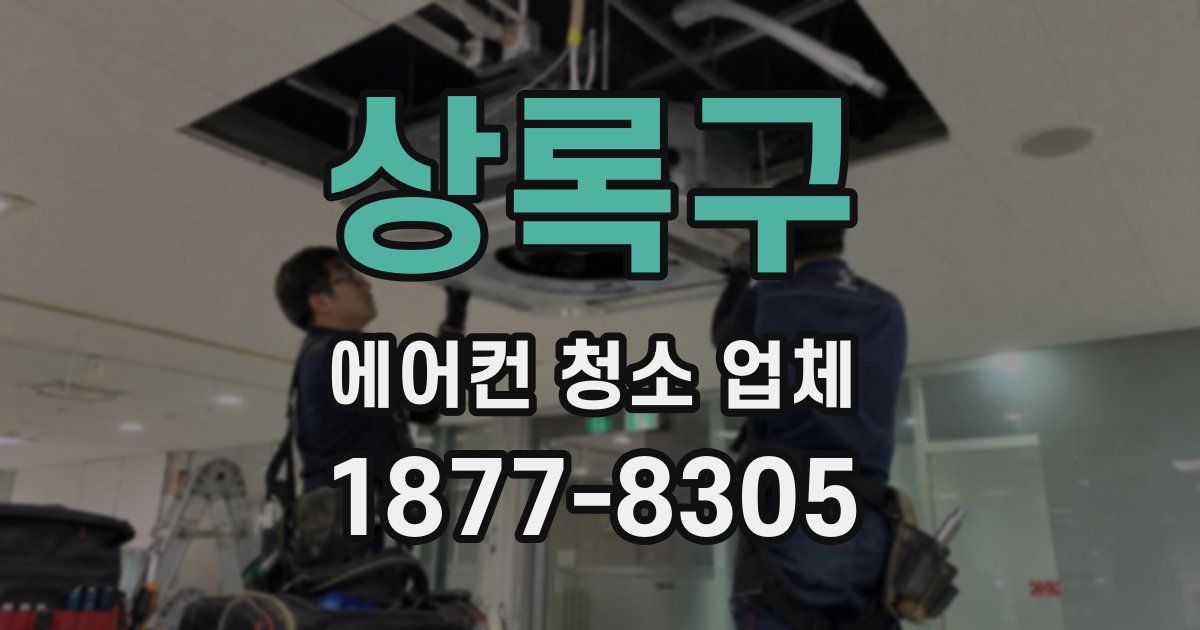 상록구 에어컨 청소 업체