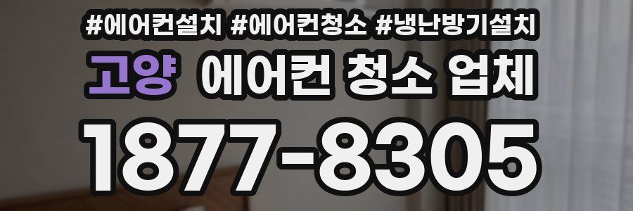 고양 에어컨 청소 업체