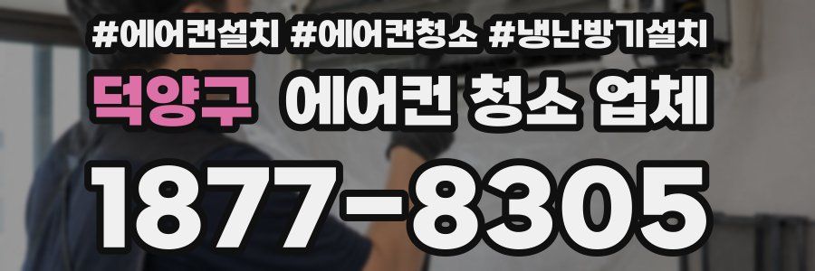 덕양구 에어컨 청소 업체