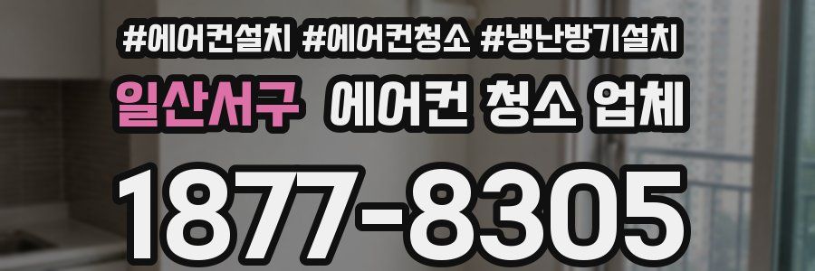 일산서구 에어컨 청소 업체