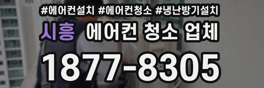 시흥 에어컨 청소 업체