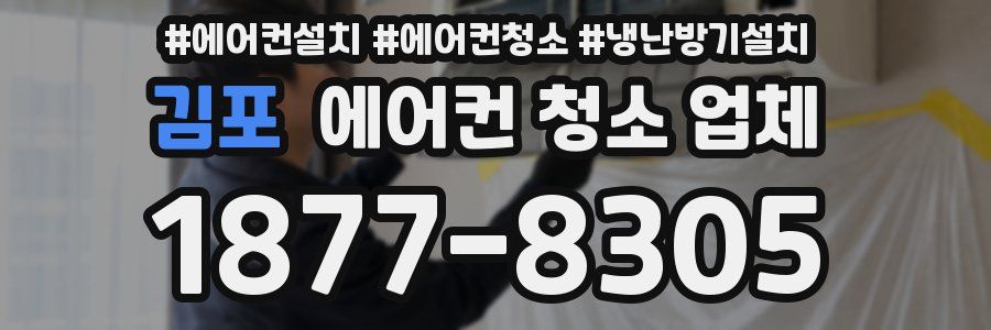 김포 에어컨 청소 업체