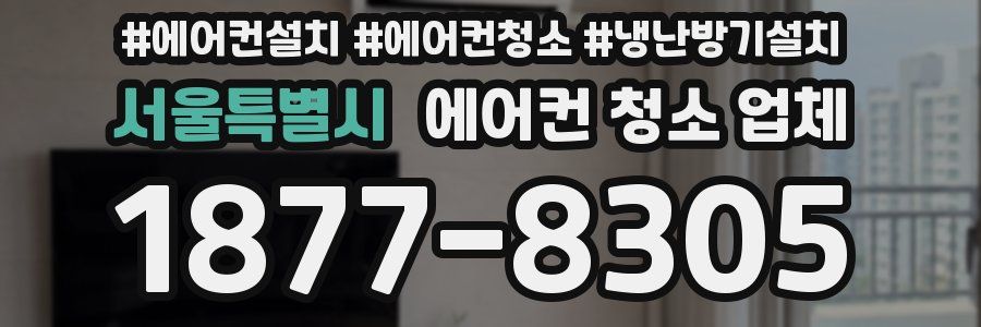 서울특별시 에어컨 청소 업체