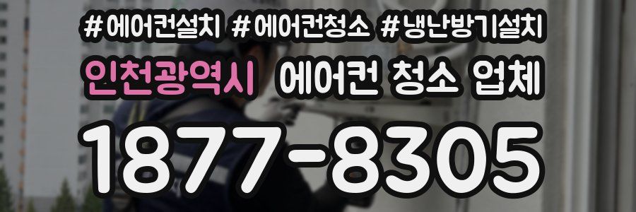 인천광역시 에어컨 청소 업체