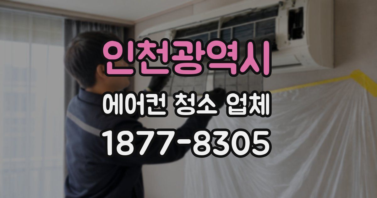 인천광역시 에어컨 청소 업체