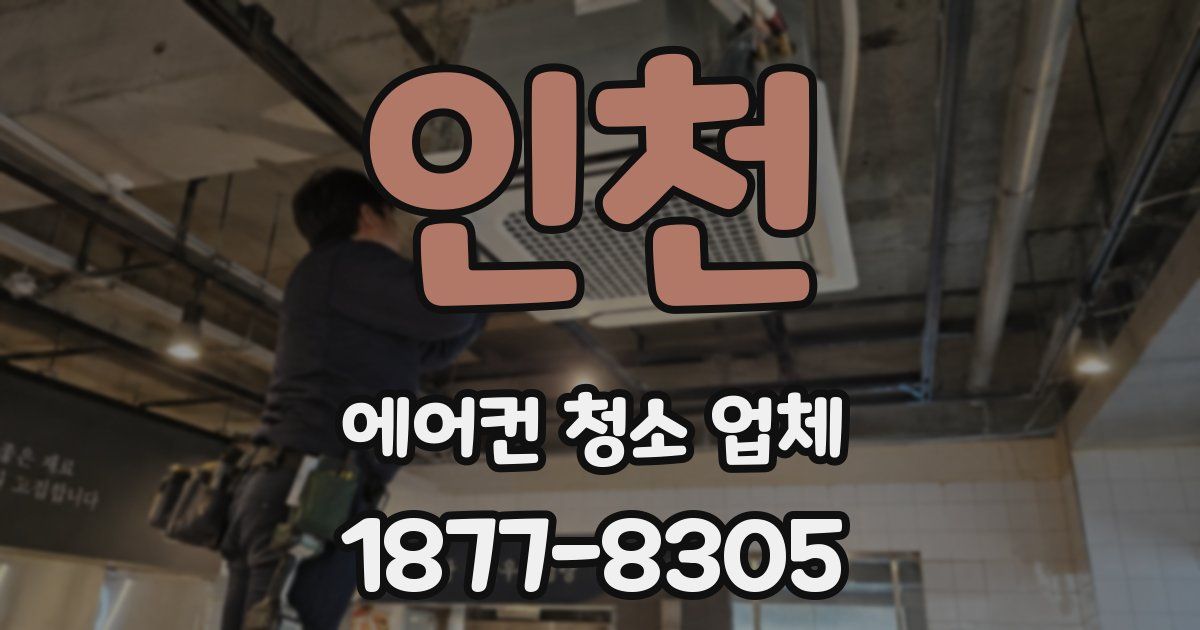인천 에어컨 청소 업체