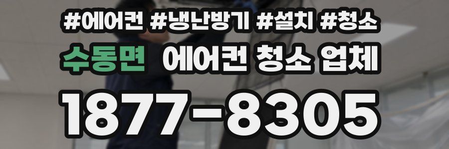 수동면 에어컨 청소 업체
