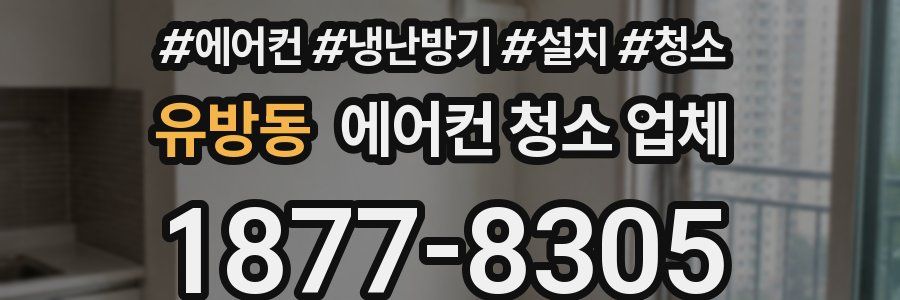유방동 에어컨 청소 업체