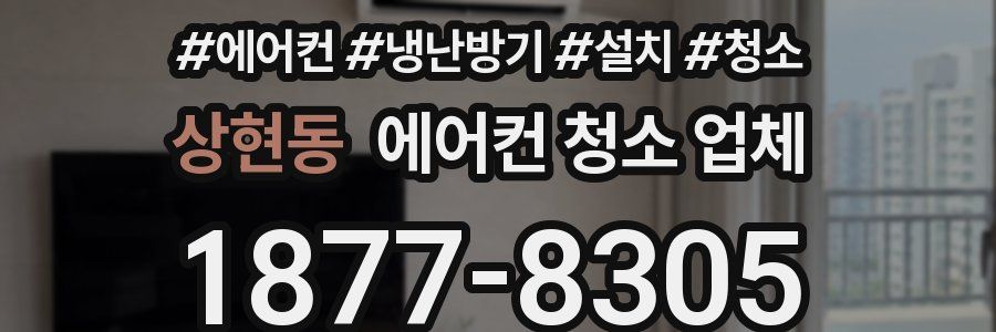 상현동 에어컨 청소 업체